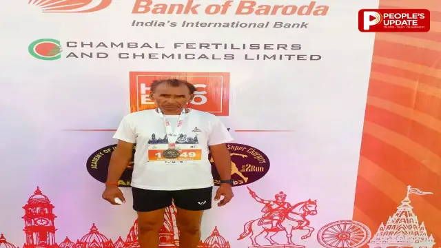 उज्जैन मैराथन में बाड़ी के रामाधार शर्मा ने मारी बाजी, 21 किमी दौड़ में हासिल किया पहला स्थान