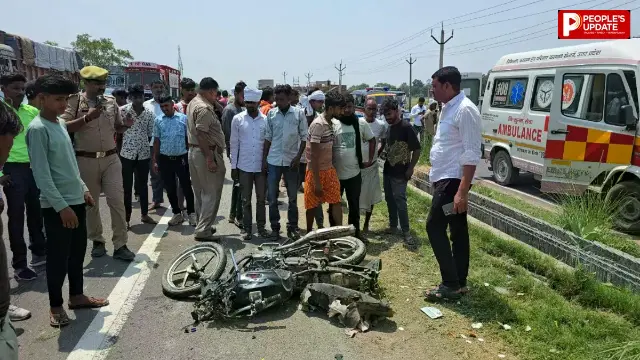 काम से लौट रहे दो दोस्तों को कंटेनर ने कुचला, दोनों की दर्दनाक मौत