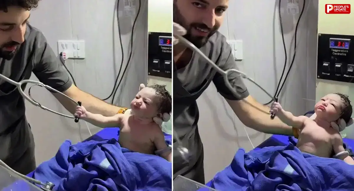 पैदा होते ही डॉक्टर से छिड़ गई मजेदार जंग; Video Viral