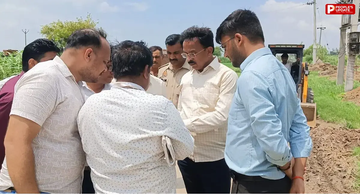 DM के आदेश पर अतिक्रमण हटाया; पक्के निर्माण के लिए 7 दिन का नोटिस