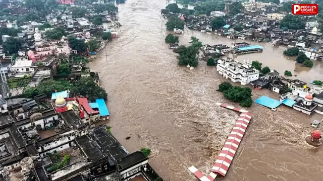 चित्रकूट में फिर बढ़ा मंदाकिनी का जलस्तर, खतरे के निशान से 2.05 मीटर ऊपर बह रहा पानी