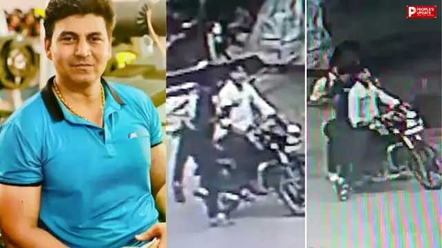 पिस्टल लहराते बाइक से फरार हुए शूटर, 15 गोलियों के निशान... नरेला प्रॉपर्टी डीलर मर्डर का CCTV आया सामने