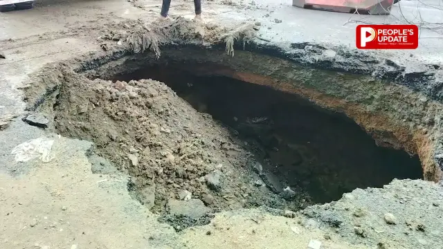 पहली बारिश में धंसी 33 करोड़ों की सड़क, बिलासपुर में निर्माण गुणवत्ता पर फिर उठे सवाल