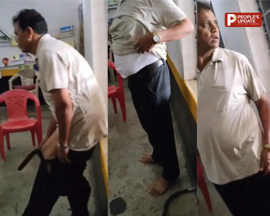 स्कूल में शर्मनाक हरकत, हेडमास्टर पर छात्राओं से अश्लील हरकत की कोशिश का आरोप, पुलिस ने हिरासत लिया में वीडियो वॉयरल