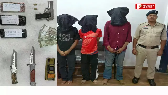 रायपुर में कल्याण ज्वेलर्स पर डकैती की साजिश नाकाम, पिस्टल-कारतूस के साथ 3 आरोपी गिरफ्तार