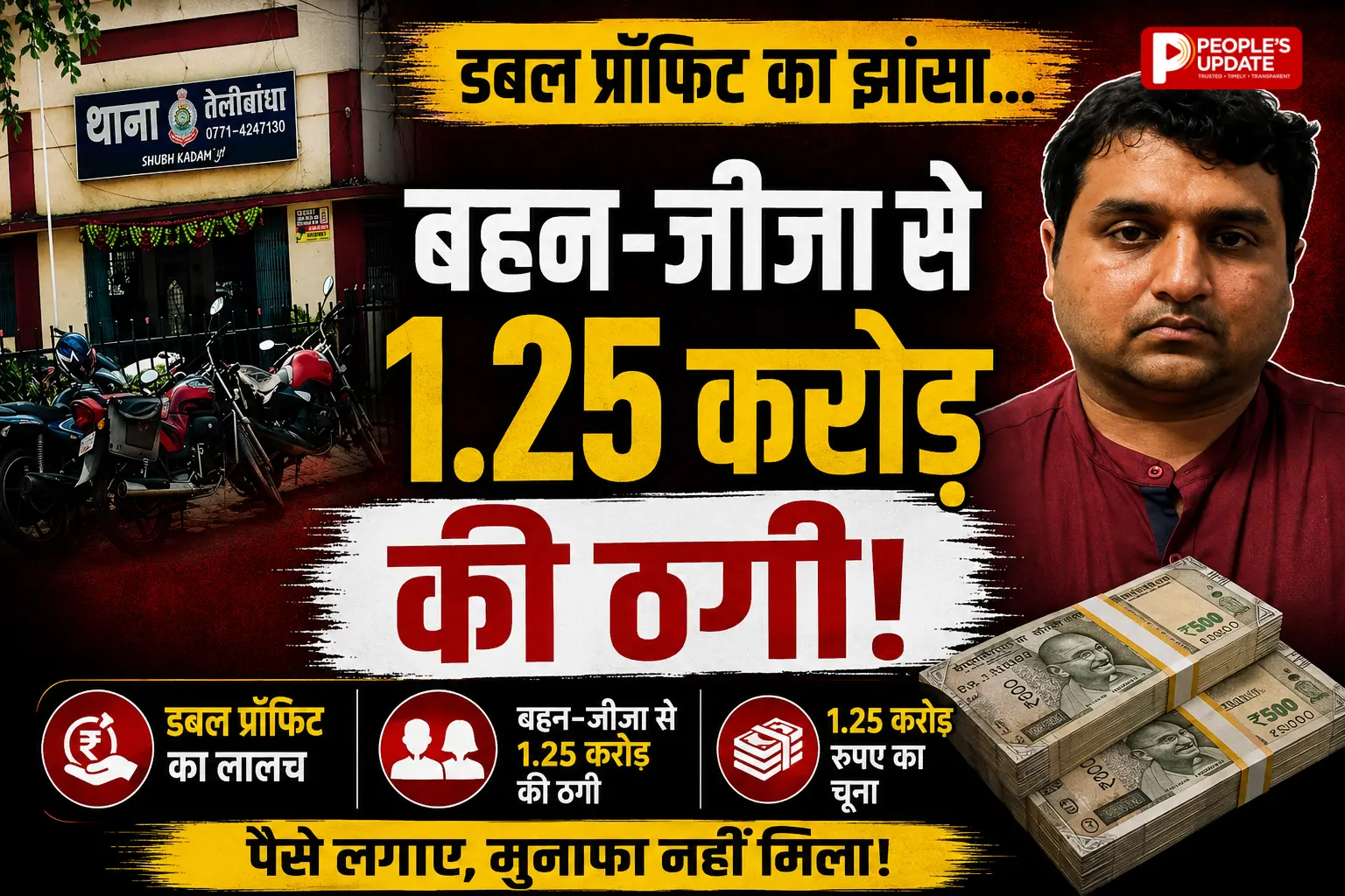 रायपुर में अधिराज ग्रुप के संचालक पर 1.25 करोड़ की ठगी का आरोप, बहन-जीजा को पार्टनर बनाकर फर्जी दस्तखत से फर्म से किया बाहर