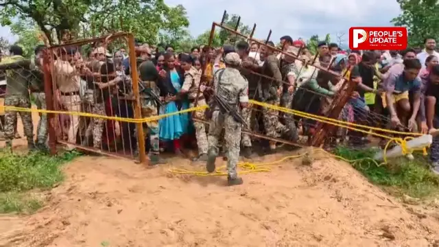 बीजापुर में अंग्रेजी शराब दुकान के विरोध में फूटा ग्रामीणों का गुस्सा, विधायक विक्रम मंडावी बोले- स्कूल बंद, शराब चालू