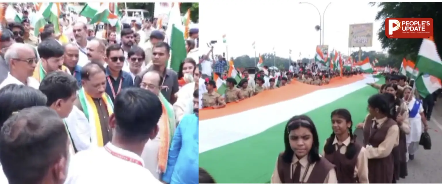छत्तीसगढ़ में तिरंगा यात्रा का आगाज, CM साय ने दिखाई हरी झंडी,दीपक बैज का BJP पर तीखा हमला