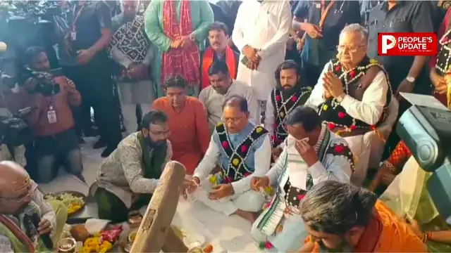 हरेली पर CM साय का देसी अंदाज,हल-नांगर की पूजा से CM हाउस में बिखरा छत्तीसगढ़ी लोकसंस्कृति का रंग