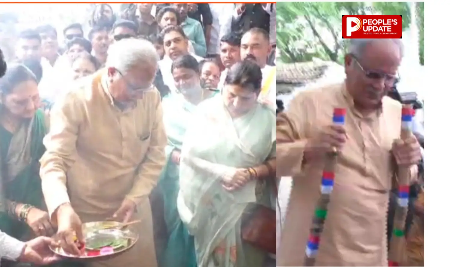 हरेली पर भूपेश का सियासी वार,56 इंच की छवि पर बच्चों ने कर दिया पलटवार, BJP सरकार पर संस्कृति मिटाने का आरोप