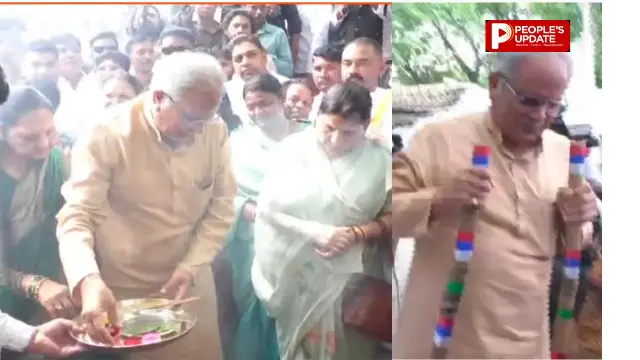 हरेली पर भूपेश का सियासी वार,56 इंच की छवि पर बच्चों ने कर दिया पलटवार, BJP सरकार पर संस्कृति मिटाने का आरोप