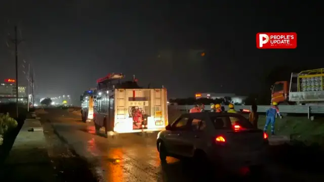 भिलाई में NH-53 पर CNG टैंकर में लीकेज,बाईपास पर मचा हड़कंप,पुलिस-SDRF ने संभाला मोर्चा