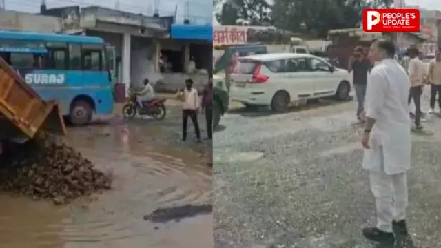 जर्जर सड़क में फंसी BJP संगठन महामंत्री की कार, मंत्री को लगी फटकार, पवन साय बोले- जनता परेशान तो नेतागिरी का क्या फायदा?