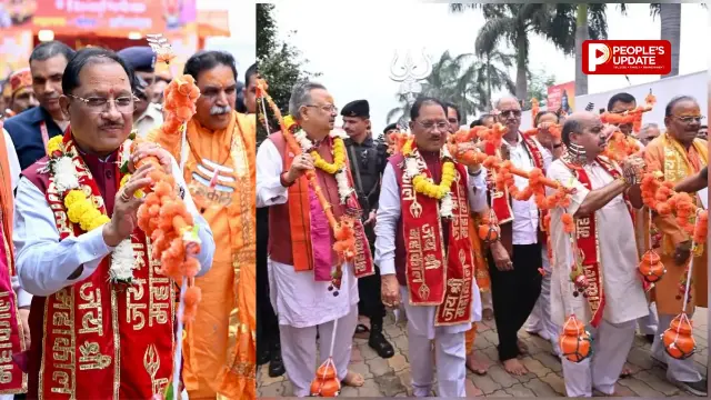 रायपुर में आस्था का सैलाब,कांवड़िए बने CM साय, भोलेनाथ का किया रुद्राभिषेक