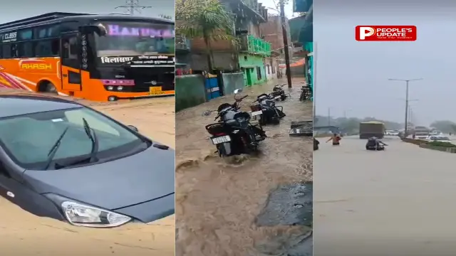 छत्तीसगढ़ में बारिश का रौद्र रूप,22 जिलों में अलर्ट, सड़कें बनीं नदी पुलिया टूटी, नदी-नाले उफान पर