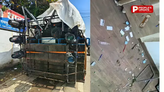 गुढ़ियारी थाने में भाजयुमो नेता का हंगामा,DJ छुड़ाने पहुंचा, पुलिस से विवाद के बाद तोड़फोड़, FIR दर्ज