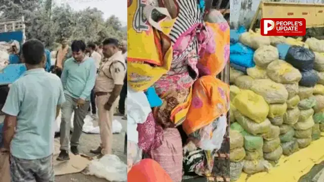MCB में कपड़ों की गठरियों में छिपा था 4.59 करोड़ का गांजा, MP बॉर्डर से पहले 6 तस्कर गिरफ्तार