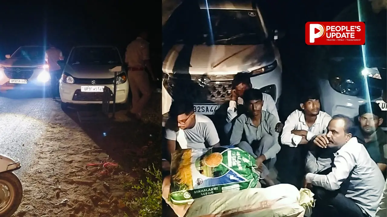 भटगांव में 63 किलो गांजा के साथ 6 तस्कर गिरफ्तार, दो कारों से बरामद हुआ नशे का बड़ा खेप