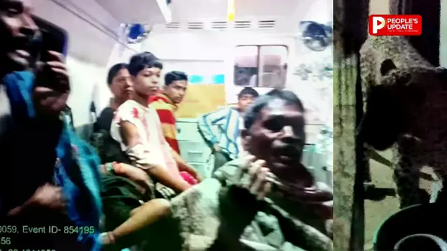 महासमुंद में घर के अंदर घुसा खूंखार तेंदुआ, 6 लोगों पर किया हमला,3 परिवार ने कमरे में किया कैद