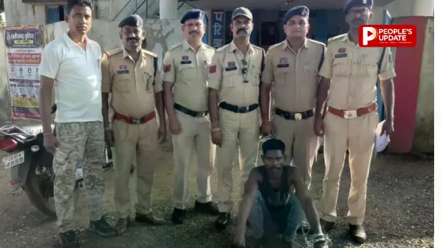 कलयुगी बेटा ने पिता की हत्या, हत्या के बाद गांव में ही छिपा बेटे की पुलिस ने घेराबंदी कर दबोचा