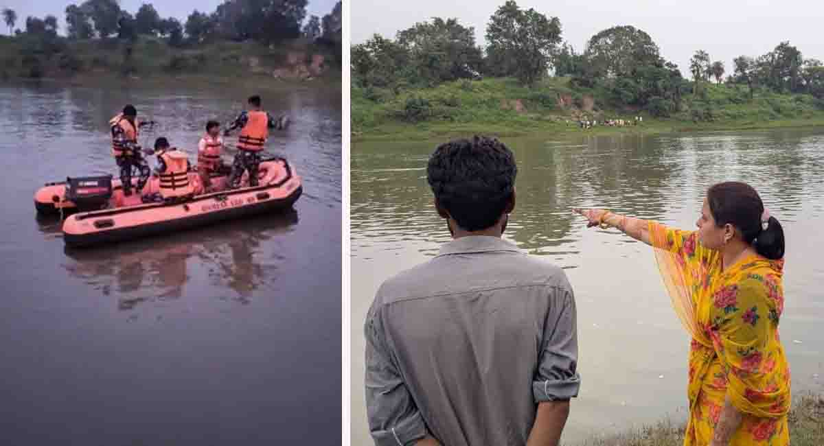 गुना में पार्वती नदी में बहा मासूम, बचाने कूदी मां भी डूबी, महिला का शव बरामद, बेटा अब भी लापता