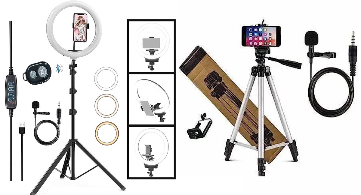 डिजिटल स्टारडम की शुरुआत के लिए स्मार्टफोन के साथ रिंगलाइट, कॉलर माइक और ट्राइपॉड भी जरूरी