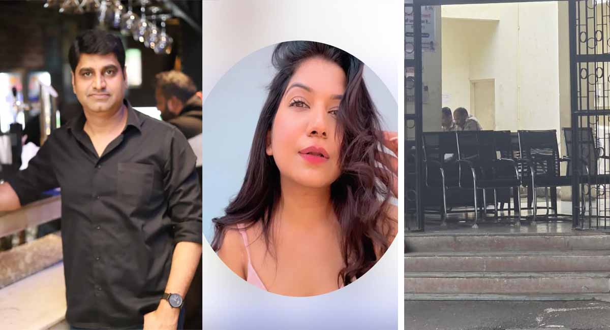 शराब कारोबारी आत्महत्या मामले में इति ने थाने में किया सरेंडर, पुलिस ने थाने के बाहर गेट पर लगा दी कुर्सियां