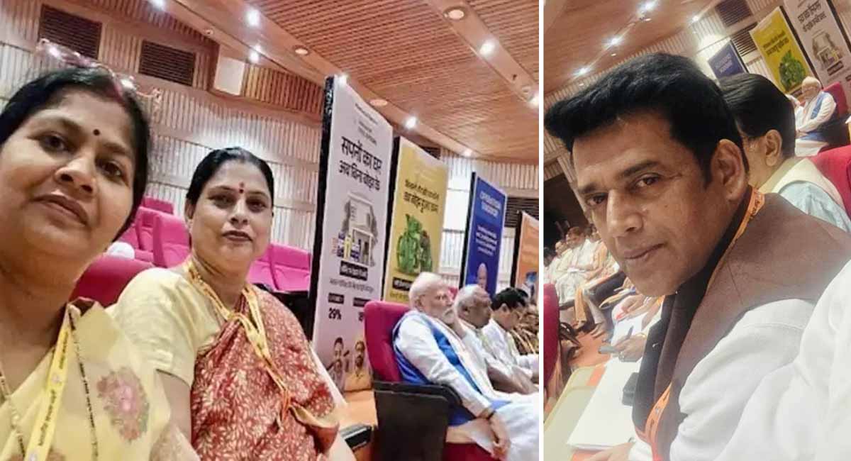 BJP सांसदों की वर्कशॉप में आखिरी पंक्ति में बैठे पीएम मोदी, रवि किशन ने तस्वीर शेयर, उपराष्ट्रपति चुनाव से पहले चर्चा का माहौल