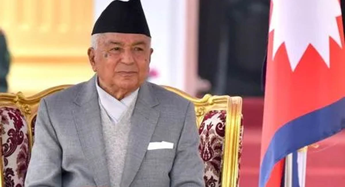 राष्ट्रपति राम चंद्र पौडेल।