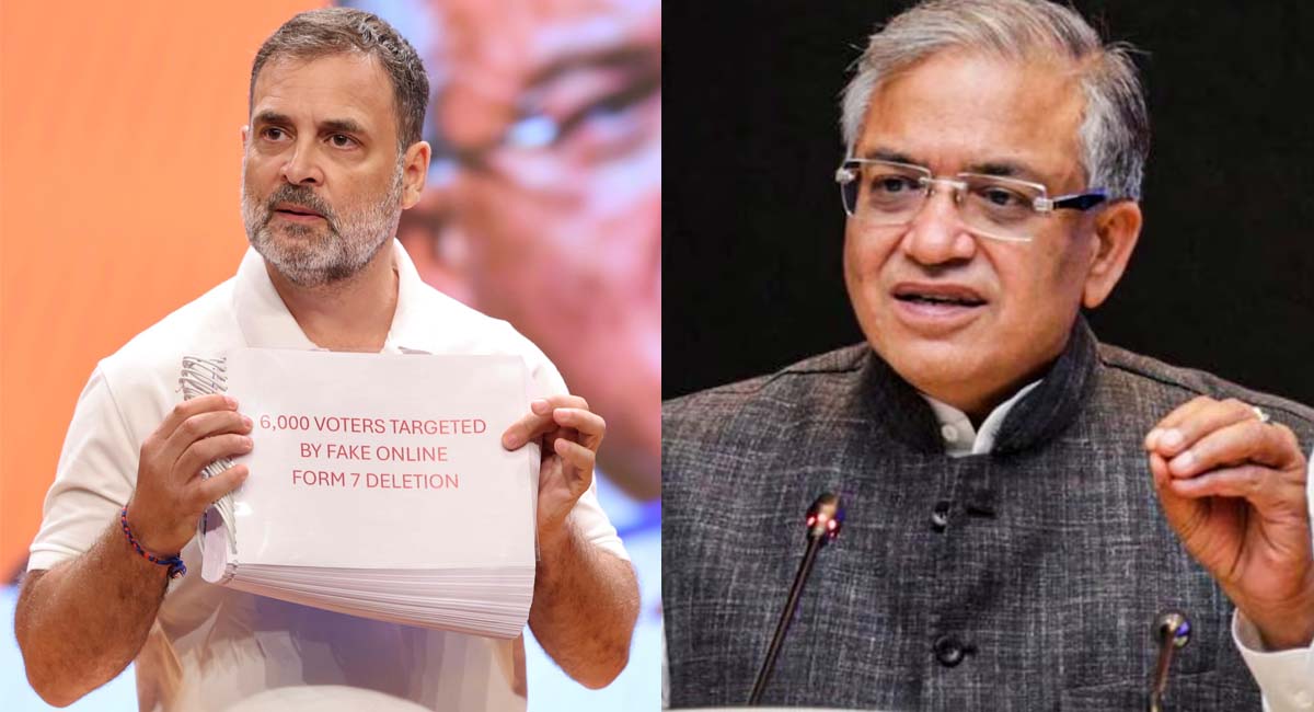वोट ऑनलाइन डिलीट नहीं किए जा सकते, आधारहीन हैं आरोप..., राहुल गांधी के बयान पर चुनाव आयोग का पलटवार
