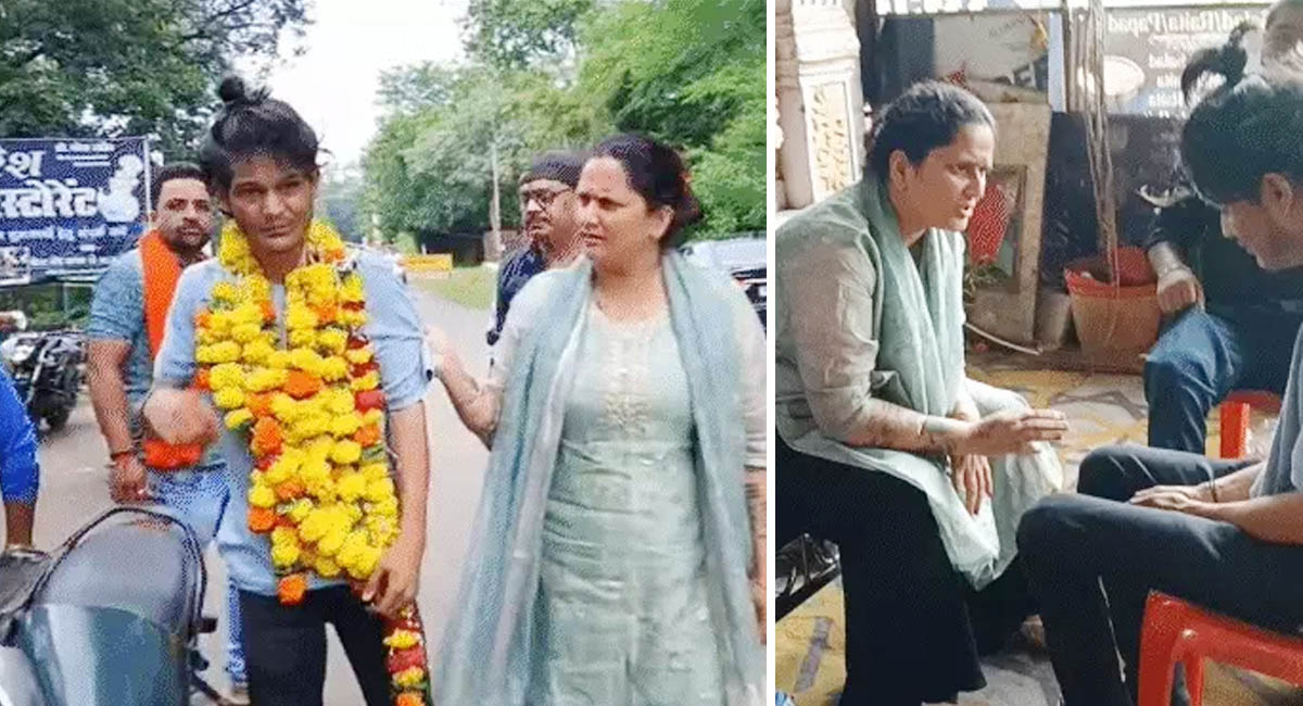 नाम और धर्म छिपाकर की दोस्ती, कैफे मालिक की बेटी को बहला-फुसलाकर भगाने की कोशिश, आरोपी को पहनाई माला