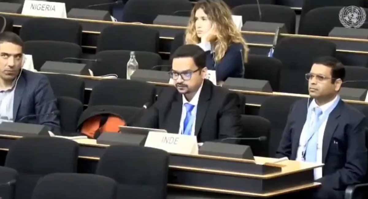 भारत ने UNHRC में पाकिस्तान को दी कड़ी चेतावनी, अवैध कब्जा छोड़े, आतंकवाद बंद करें, क्षितिज त्यागी ने जमकर धोया