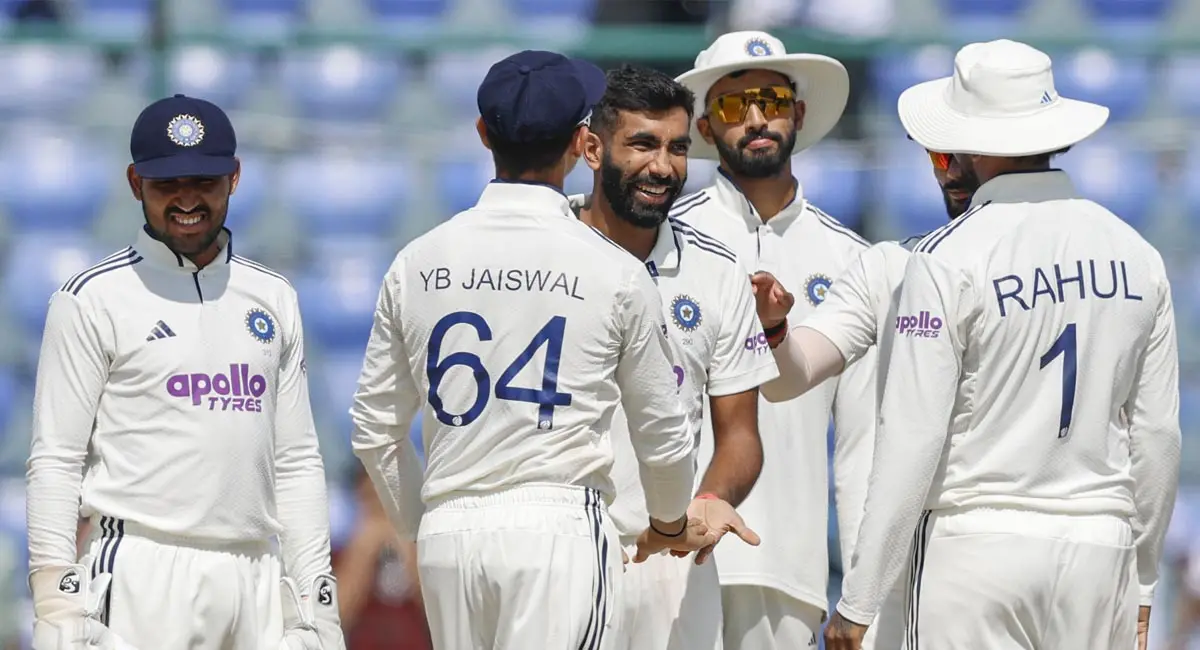 दिल्ली टेस्ट में वेस्टइंडीज 248 पर ऑलआउट, टीम इंडिया ने थमाया फॉलोऑन, कुलदीप ने 5, जडेजा ने 3 विकेट झटके