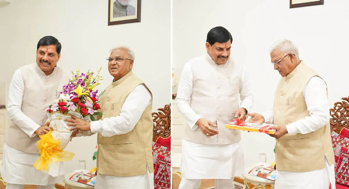 सीएम डॉ. मोहन यादव ने राज्यपाल को भेंट किया ‘समृद्ध मध्यप्रदेश @2047’ विजन डॉक्यूमेंट