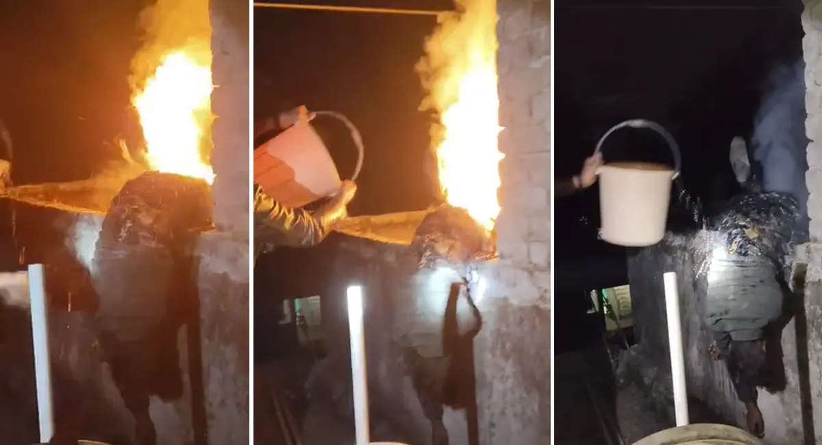 बंदरों को भगाने छत पर गया युवक हाईटेंशन लाइन की चपेट में आया, मौके पर जलकर मौत, तार से टकरा गई थी रॉड