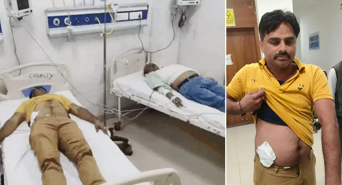 नायब तहसीलदार और BLO घायल, तीन हमलावरों पर FIR