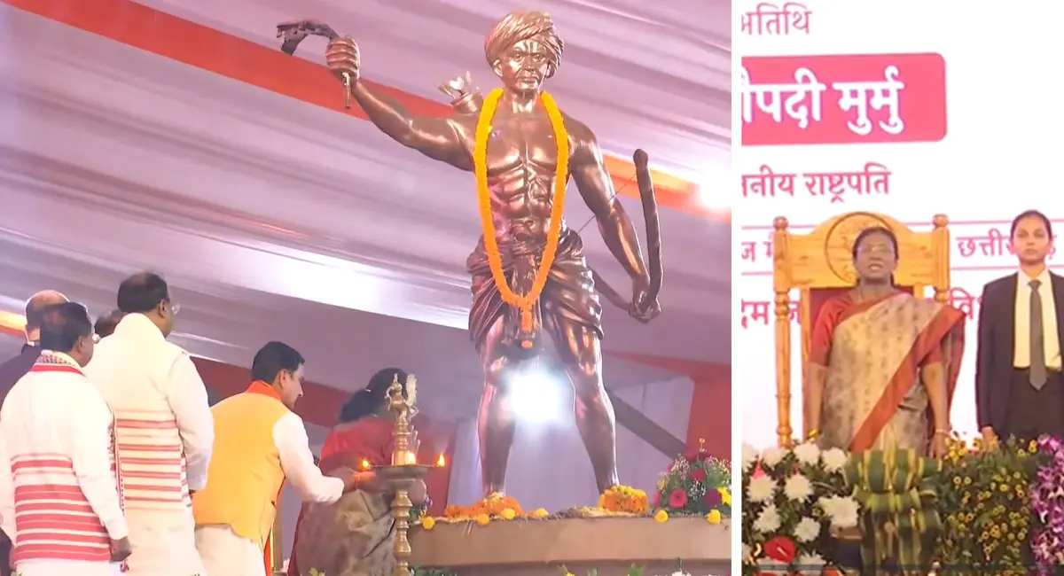 राष्ट्रपति द्रौपदी मुर्मू ने बिरसा मुंडा जयंती पर वैद्यों और देवस्थलों से जुड़ी महत्वपूर्ण योजनाओं का किया उद्घाटन