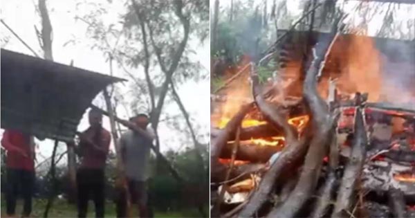 श्मशान घाट का नहीं हुआ उद्घाटन तो अंतिम संस्कार से रोका, बारिश में खुले आसमान के नीचे शव को दी मुखाग्नि