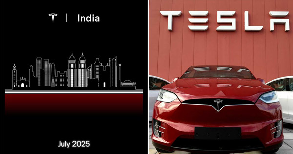 भारत में TESLA की एंट्री कल, लॉन्च से पहले जारी किया टीजर, मुंबई में खुलेगा पहला शोरूम, सबसे पहले दिखेंगे ये Model