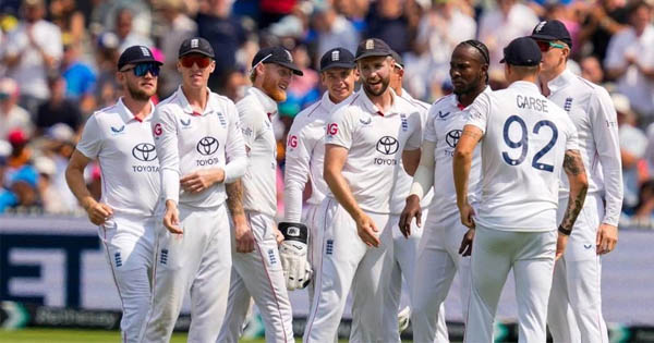 लॉर्ड्स टेस्ट में धीमी ओवर गति के लिए इंग्लैंड पर जुर्माना, WTC अंक भी कटे और खिलाड़ियों की मैच फीस का 10% फाइन भी लगाया भारत चौथे स्थान पर पहुंचा
