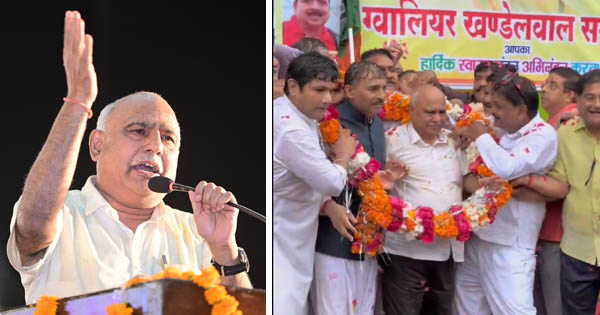 हेमंत खंडेलवाल का ग्वालियर में भव्य स्वागत, कार्यकर्ताओं से बोले- ‘हम सब एक परिवार’