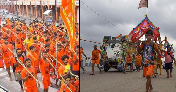 कांवड़ियों के लिए यूपी पुलिस का सख्स आदेश, नहीं ले जा सकेंगे बेसबॉल बैट और हॉकी स्टिक