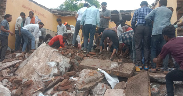 राजस्थान के झालावाड़ में बड़ा हादसा : स्कूल की छत गिरने से 5 बच्चों की मौत, 30 से अधिक घायल; मलबे में दबे मासूम