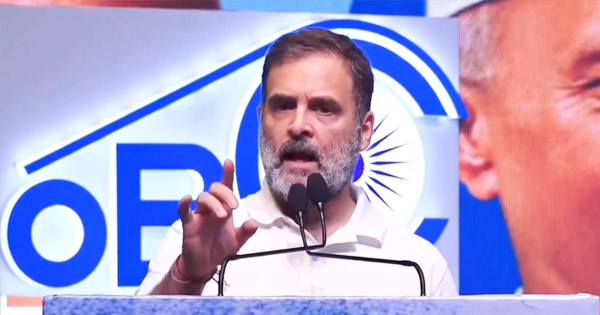कांग्रेस का OBC सम्मेलन, राहुल गांधी ने PM मोदी पर साधा निशाना, कहा- मोदी में दम नहीं, मैं दो-तीन बार मिल चुका हूं उनसे