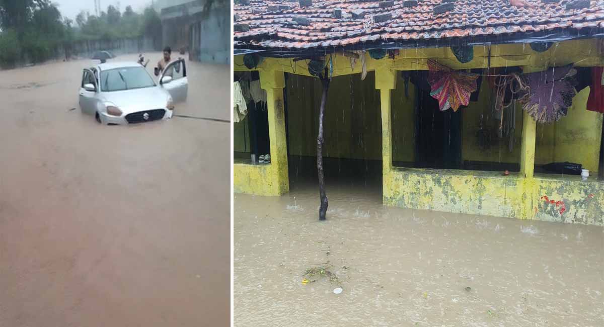 गुना में बारिश से जनजीवन अस्त-व्यस्त, पुल ढहे, स्कूल बंद, कई गांवों का संपर्क टूटा