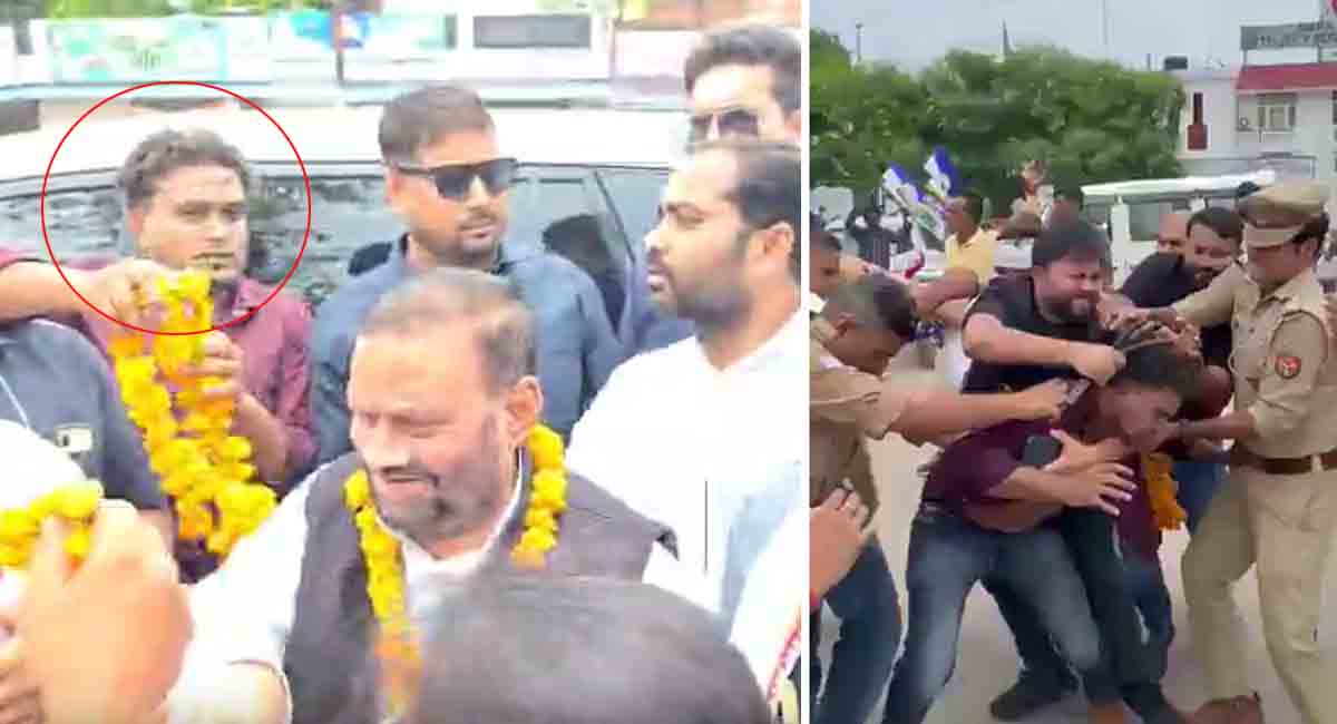 रायबरेली में स्वामी प्रसाद मौर्य पर हमला, स्वागत के दौरान युवक ने जड़ा थप्पड़, समर्थकों ने की जमकर पिटाई 