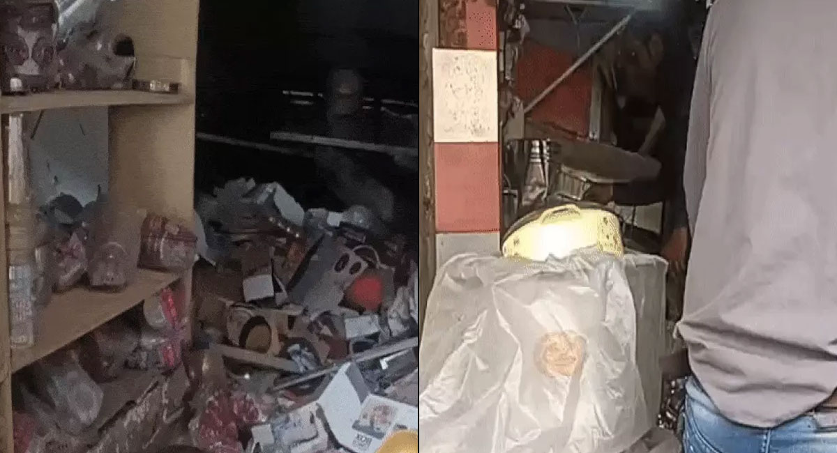 इंदौर के द्वारकापुरी में सिलेंडर ब्लास्ट, 3 लोग घायल