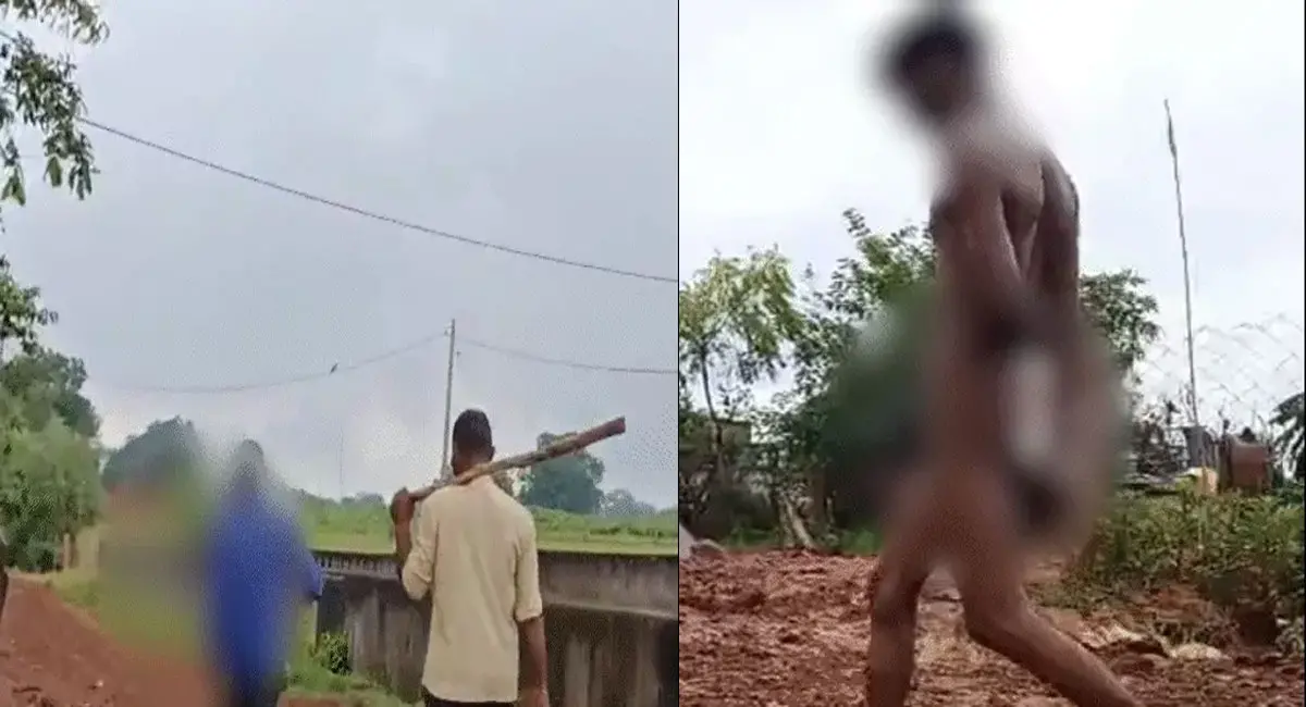 मऊगंज में युवक से मारपीट, निर्वस्त्र कर गांव में घुमाया; सामने आया VIDEO