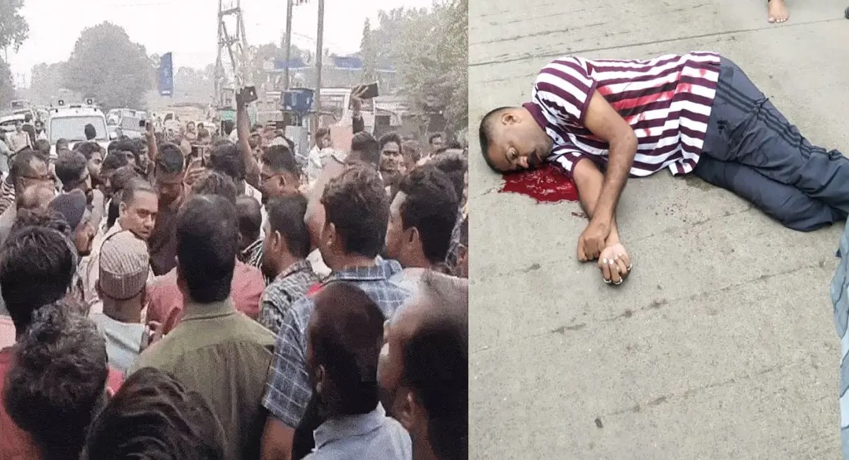 नकाबपोश बदमाशों ने नीलेश रजक को मारी गोली, CCTV में दिखे हमलावर