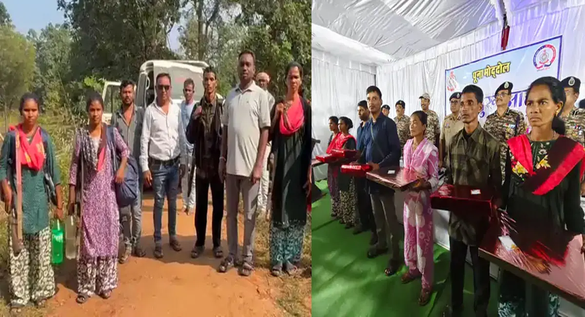 उदंती एरिया कमेटी के 7 नक्सलियों ने किया आत्मसमर्पण, 37 लाख का इनाम था घोषित